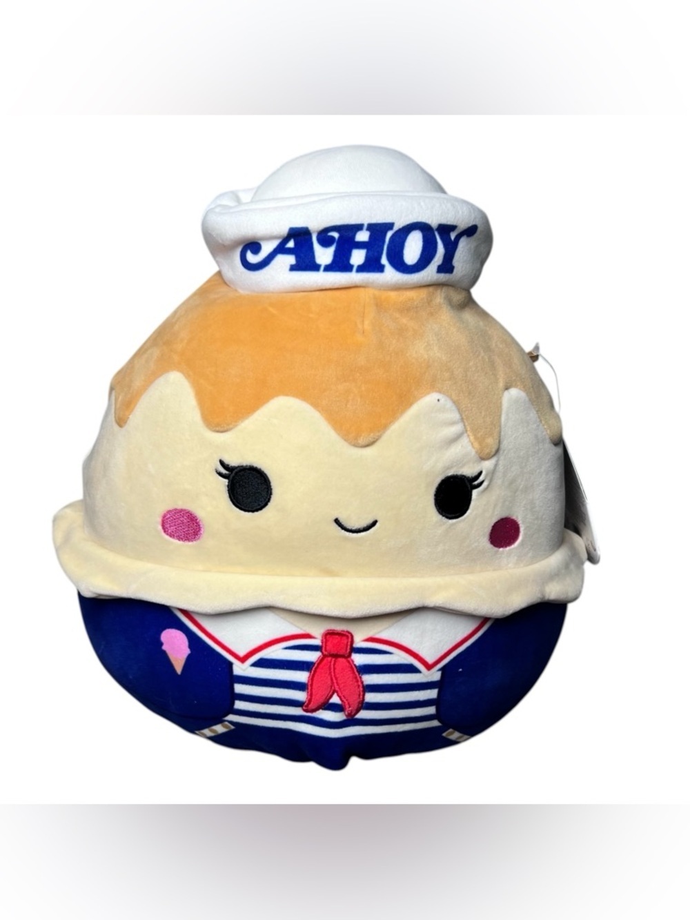 Squishmallows 2024 USS Butterscotch Stranger Things Scoops Ahoy‎  10" w/ Hangtag